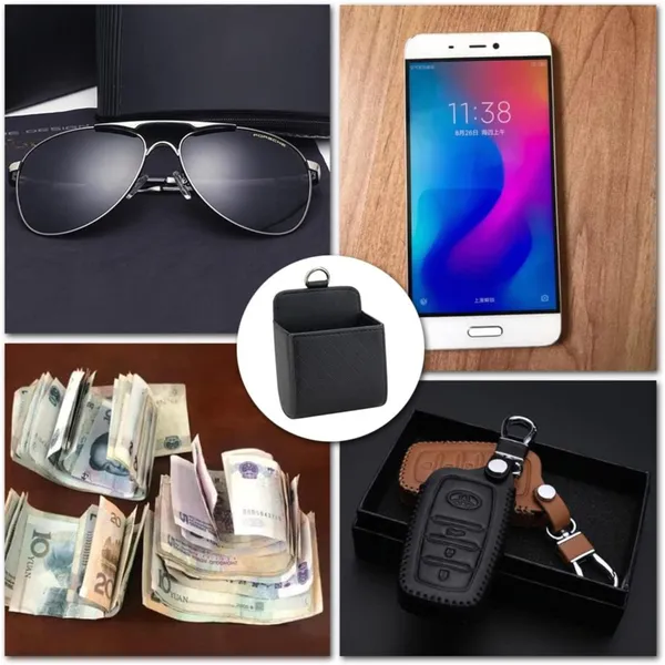 Car_Air_Vent_Storage_Organizer_–_PU_Leather_Holder_for_Sunglasses,_Cards_&_Essentials_|_Fits_All_Vehicles_(Black)