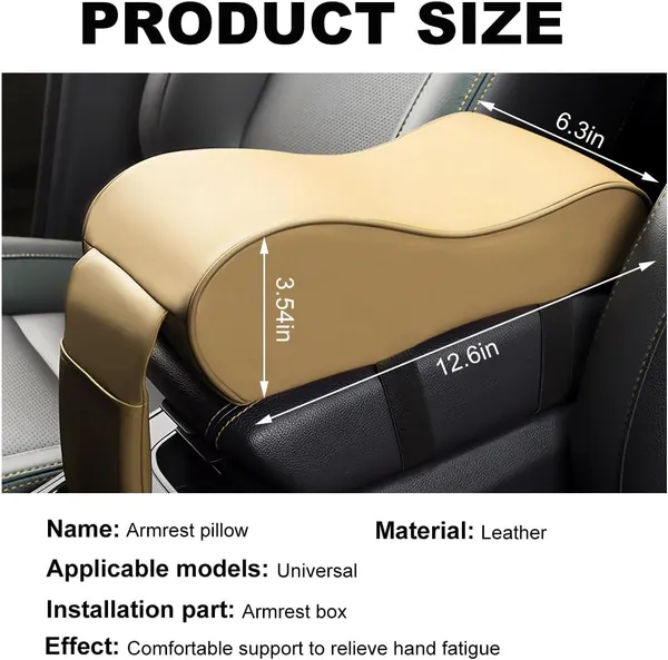 Car_Armrest_Cushion,_Memory_Foam_Car_Beige_Armrest_Console_Pillow_Compatible_With_All_Cars