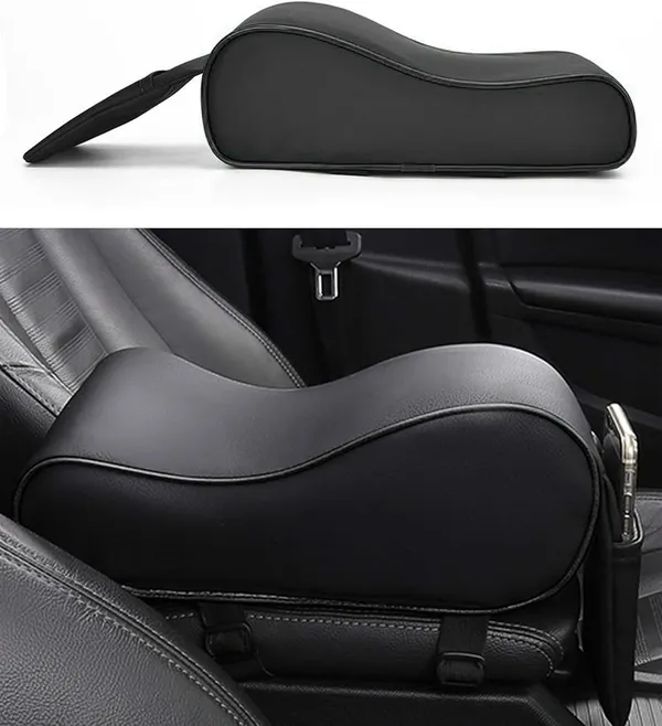 Car_Armrest_Cushion,_Memory_Foam_Car_Black_Armrest_Console_Pillow_Compatible_With_All_Cars