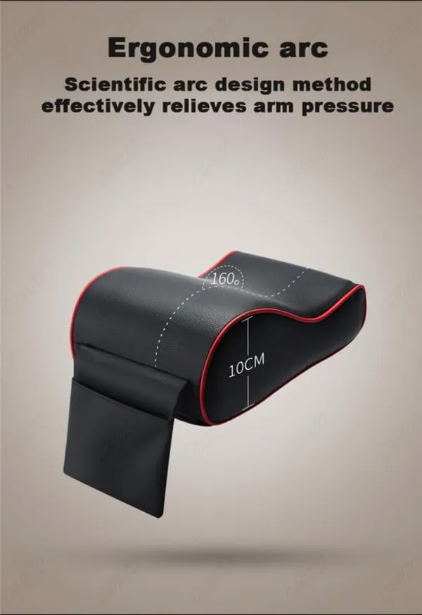 Car_Armrest_Cushion,_Memory_Foam_Car_Black_With_Red_Piping_Armrest_Console_Pillow_Compatible_With_All_Cars