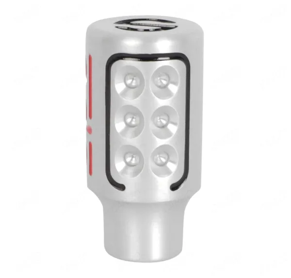 Gear_Shift_Knob_For_Manual_And_Automatic_Transmission,_Metal_Alloy,_Sparco_Spc_Silver_Red,_Premium_Design,_Installation_Kit_Included