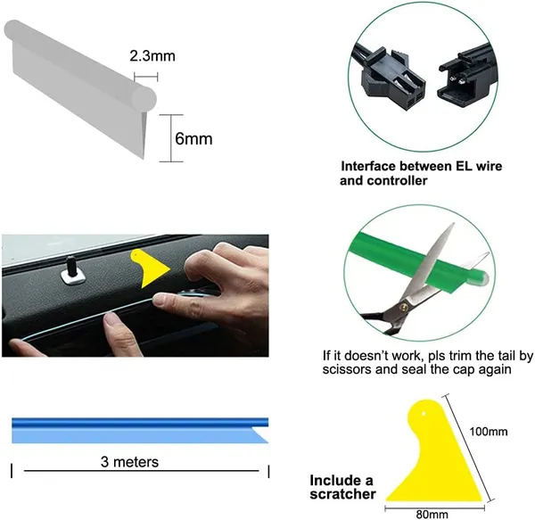 Car_Interior_Led_Strip_Lights,_Glowing_Electroluminescent_Wire_Lights_Ambient_Lighting_Kits_(5M,_Green)_Compatible_With_All_Cars