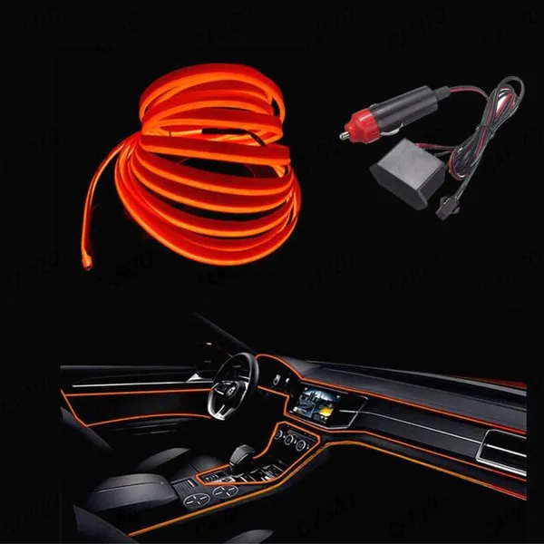 Car_Interior_Led_Strip_Lights,_Glowing_Electroluminescent_Wire_Lights_Ambient_Lighting_Kits_(5M,_Orange)_Compatible_With_All_Cars