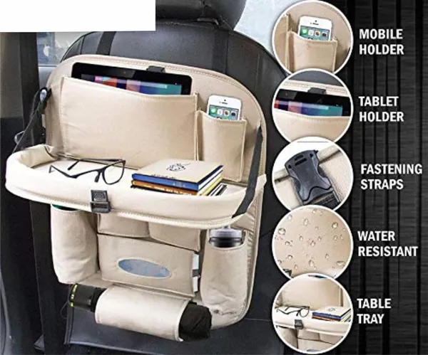 Car_Leather_Back_Seat_Organizer_With_Foldable_Table,_Waterproof_Multi-Pocket_Storage,_Luxury_Beige_Seat_Back_Organizer_Compatible_With_All_Cars