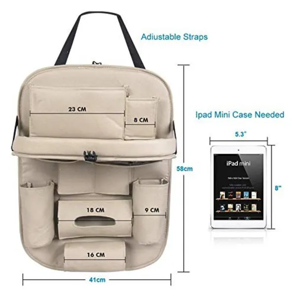Car_Leather_Back_Seat_Organizer_With_Foldable_Table,_Waterproof_Multi-Pocket_Storage,_Luxury_Beige_Seat_Back_Organizer_Compatible_With_All_Cars
