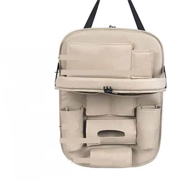 Car_Leather_Back_Seat_Organizer_With_Foldable_Table,_Waterproof_Multi-Pocket_Storage,_Luxury_Beige_Seat_Back_Organizer_Compatible_With_All_Cars