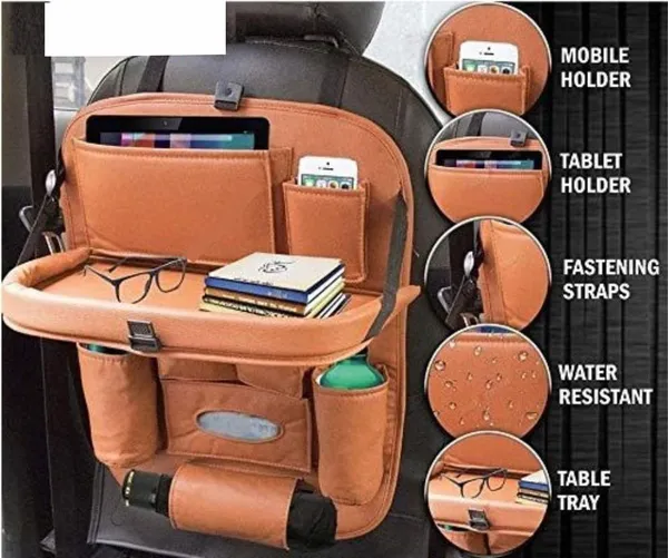 Car_Leather_Back_Seat_Organizer_With_Foldable_Table,_Waterproof_Multi-Pocket_Storage,_Luxury_Tan_Seat_Back_Organizer_Compatible_With_All_Cars