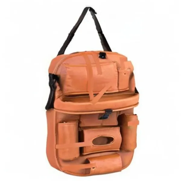 Car_Leather_Back_Seat_Organizer_With_Foldable_Table,_Waterproof_Multi-Pocket_Storage,_Luxury_Tan_Seat_Back_Organizer_Compatible_With_All_Cars