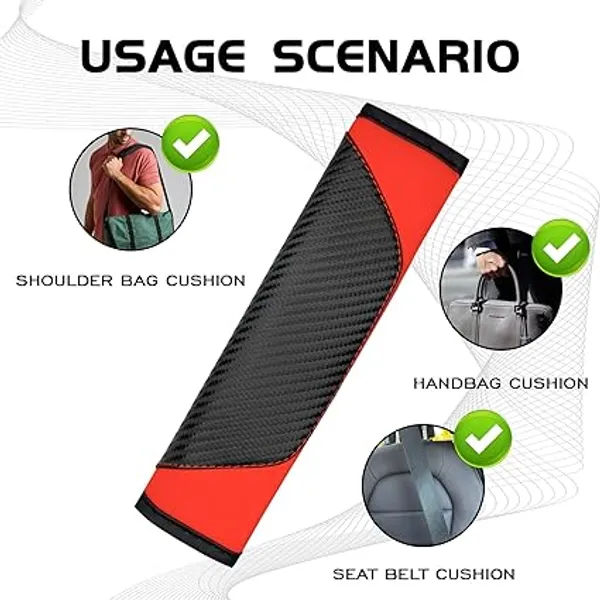 Car_Seat_Belt_Shoulder_Pads_–_Pack_of_2_Black_&_Red_Carbon_Fiber_Leather_Strap_Covers_for_Safety_&_Comfort