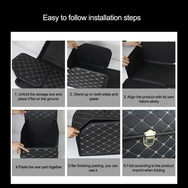 Premium_Foldable_Leather_Car_Trunk_Organizer,_Dual_Compartments,_High-Capacity_Cargo_Storage_Box,_Black_with_White_Stitch