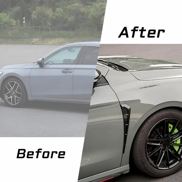 Carbon_Black_Side_Fender_Air_Vents_–_TCM_Sleek_Decorative_Hood_Trim_Stickers_pack_of_2_Compatible_with_All_Cars