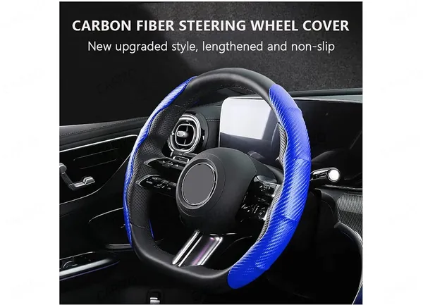 Carbon_Fiber_Blue_Pattern_Steering_Wheel_Cover,_Men'S_And_Women'S_Safe_And_Non-Slip_Car_Accessory_Compatible_With_All_Cars
