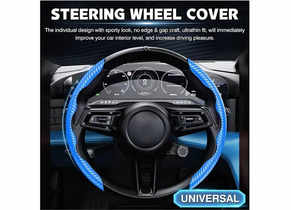 Carbon_Fiber_Blue_Pattern_Steering_Wheel_Cover,_Men'S_And_Women'S_Safe_And_Non-Slip_Car_Accessory_Compatible_With_All_Cars