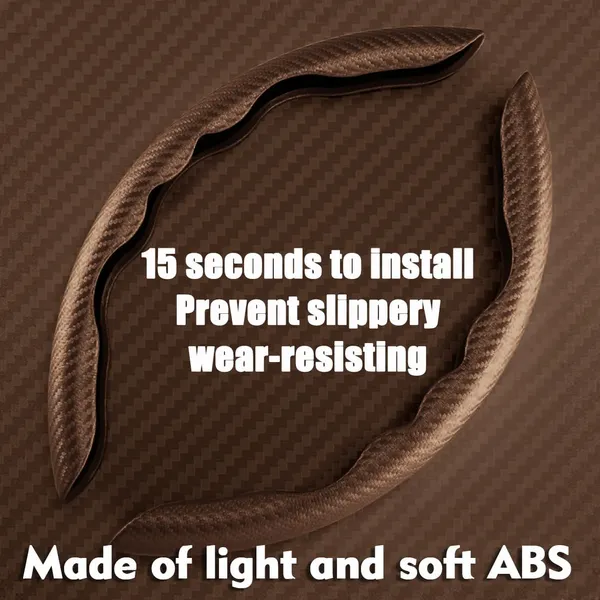 Carbon_Fiber_Brown_Pattern_Steering_Wheel_Cover,_Men'S_And_Women'S_Safe_And_Non-Slip_Car_Accessory_Compatible_With_All_Cars