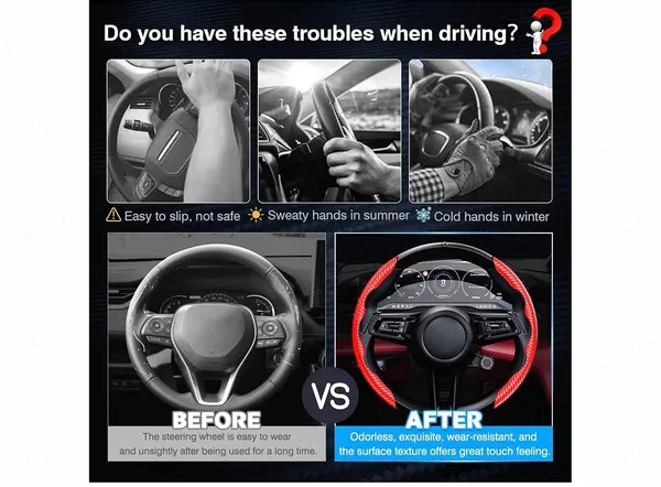 Carbon_Fiber_Red_Pattern_Steering_Wheel_Cover,_Men'S_And_Women'S_Safe_And_Non-Slip_Car_Accessory_Compatible_With_All_Cars