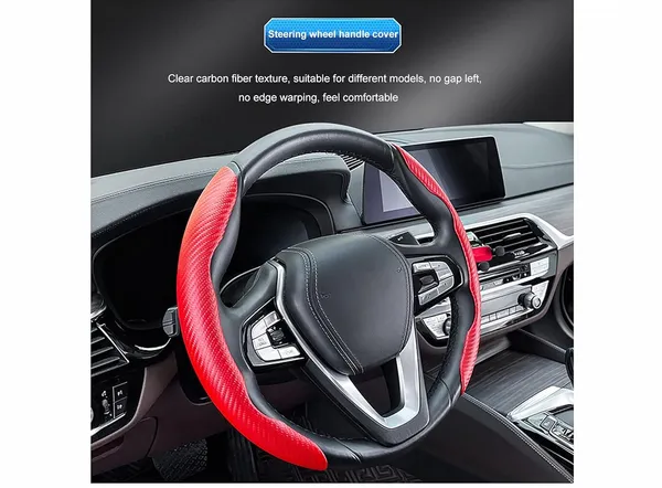 Carbon_Fiber_Red_Pattern_Steering_Wheel_Cover,_Men'S_And_Women'S_Safe_And_Non-Slip_Car_Accessory_Compatible_With_All_Cars