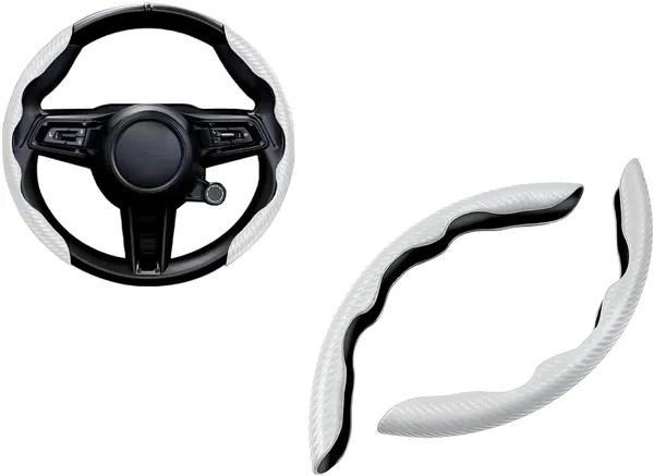 Carbon_Fiber_White_Pattern_Steering_Wheel_Cover,_Men'S_And_Women'S_Safe_And_Non-Slip_Car_Accessory_Compatible_With_All_Cars