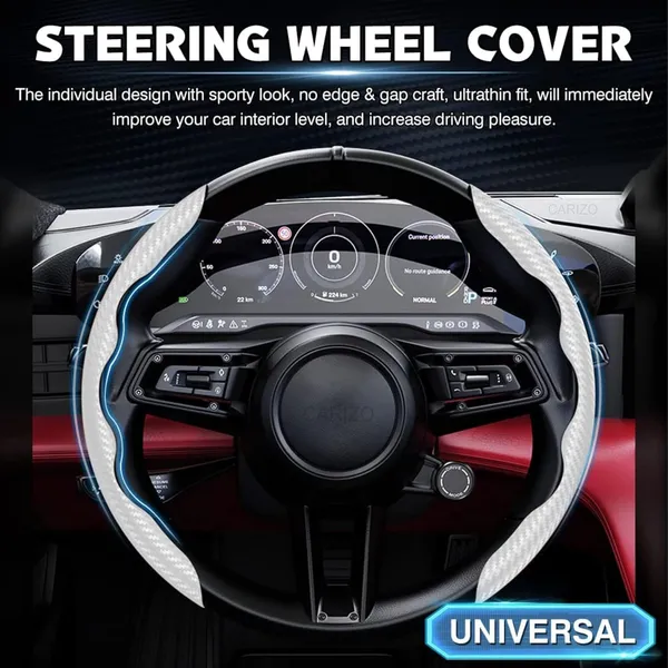Carbon_Fiber_White_Pattern_Steering_Wheel_Cover,_Men'S_And_Women'S_Safe_And_Non-Slip_Car_Accessory_Compatible_With_All_Cars