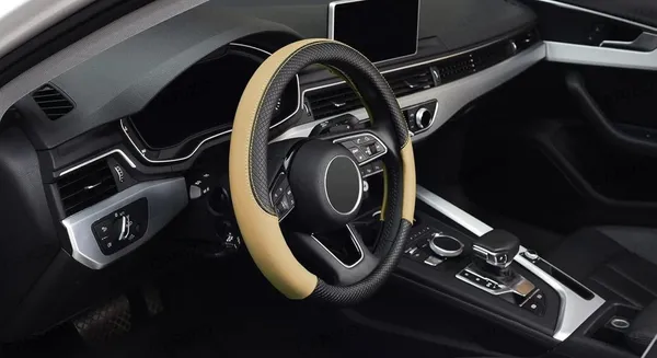 Comfygrip_Steering_Wheel_Cover_Black_&_Beige,_Antislip_Grip,_Odourless_Material,_Sporty_Premium_Look