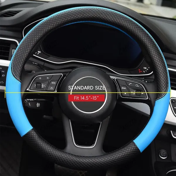 Comfygrip_Steering_Wheel_Cover_Black_&_Blue,_Antislip_Grip,_Odourless_Material,_Sporty_Premium_Look