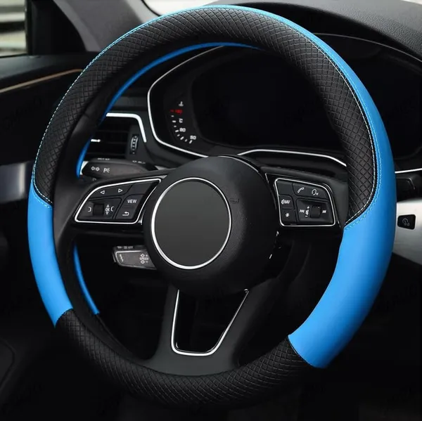 Comfygrip_Steering_Wheel_Cover_Black_&_Blue,_Antislip_Grip,_Odourless_Material,_Sporty_Premium_Look