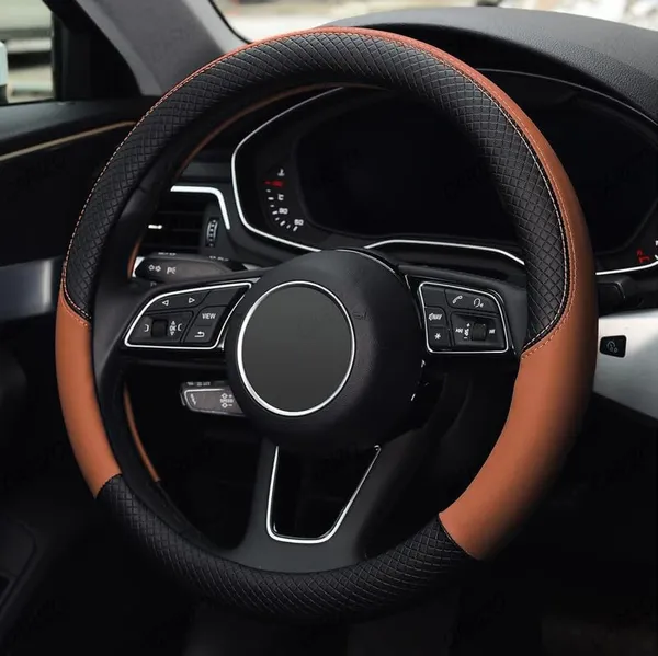 Comfygrip_Steering_Wheel_Cover_Black_&_Brown,_Antislip_Grip,_Odourless_Material,_Sporty_Premium_Look
