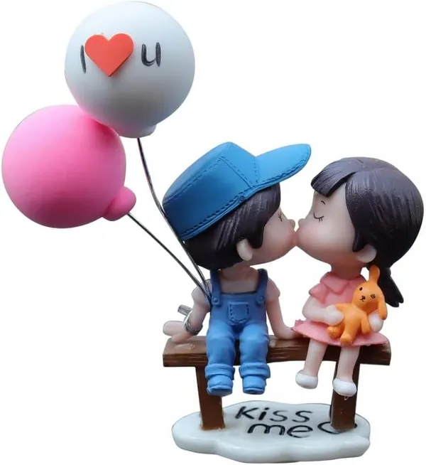 Cute_Cartoon_Couple_Dashboard_Ornament_–_Miniature_Balloon_Figurine_Decoration,_Fairy_Tale_Bonsai_Style_(Blue_&_Orange)