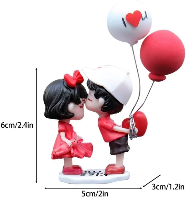 Cute_Cartoon_Couple_Dashboard_Ornament_–_Miniature_Balloon_Figurine_Decoration,_Fairy_Tale_Bonsai_Style_(Red)