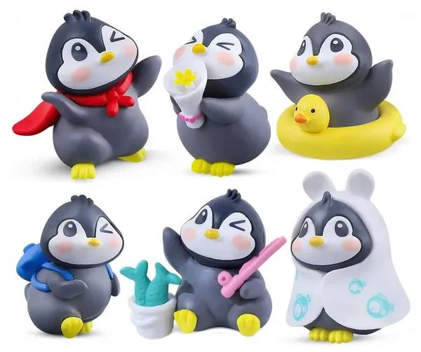 Cute_Penguin_Car_Dashboard_Figurines_–_Set_of_6_Mini_Cartoon_Ornaments_for_Adorable_Interior_Decor