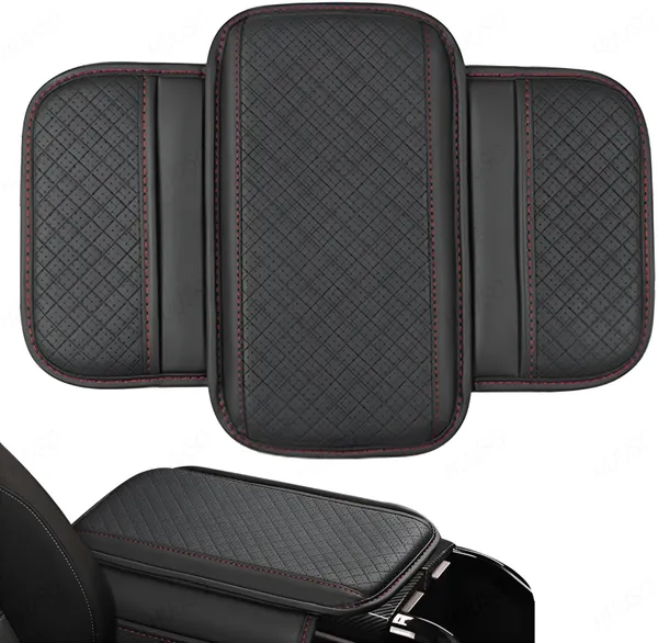 Foldable_Black_PU_Leather_Armrest_Cushion_–_Soft_Elbow_Support_with_Side_Storage_for_Car_Console_–_Anti-Slip_Comfort_for_Long_Drives
