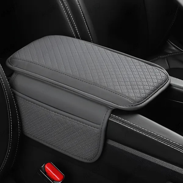 Foldable_Grey_PU_Leather_Armrest_Cushion_–_Soft_Elbow_Support_with_Side_Storage_for_Car_Console_–_Anti-Slip_Comfort_for_Long_Drives
