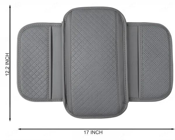 Foldable_Grey_PU_Leather_Armrest_Cushion_–_Soft_Elbow_Support_with_Side_Storage_for_Car_Console_–_Anti-Slip_Comfort_for_Long_Drives