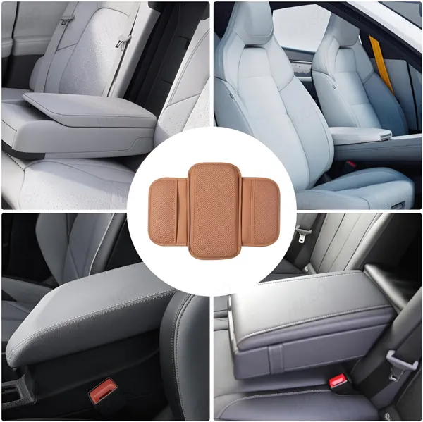 Foldable_Tan_PU_Leather_Armrest_Cushion_–_Soft_Elbow_Support_with_Side_Storage_for_Car_Console_–_Anti-Slip_Comfort_for_Long_Drives