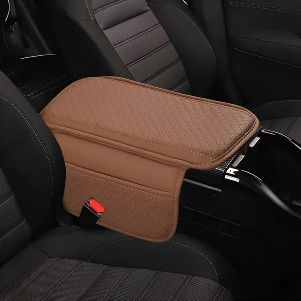 Foldable_Tan_PU_Leather_Armrest_Cushion_–_Soft_Elbow_Support_with_Side_Storage_for_Car_Console_–_Anti-Slip_Comfort_for_Long_Drives
