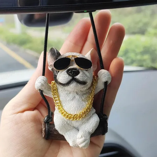 French_Bulldog_Car_Hanging_Ornament_–_Cute_Rearview_Mirror_Decor_for_Car,_Home_&_Office_–_Adorable_Grey_Dog_Accessory