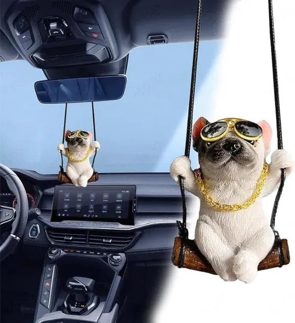 French_Bulldog_Car_Hanging_Ornament_–_Cute_Rearview_Mirror_Decor_for_Car,_Home_&_Office_–_Adorable_White_Dog_Accessory