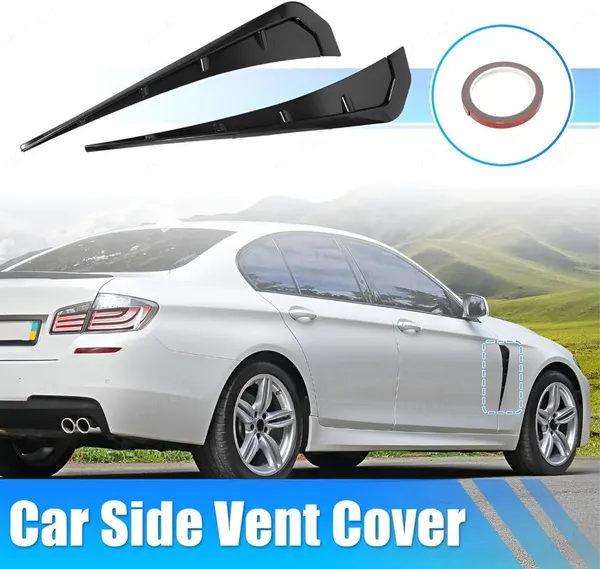 Glossy_Black_Side_Fender_Air_Vents_–_TCM_Sleek_Decorative_Hood_Trim_Stickers_pack_of_2_Compatible_with_All_Cars