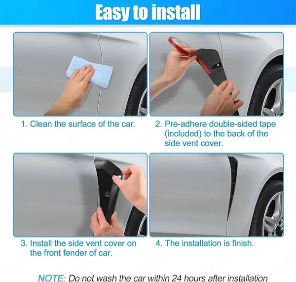 Glossy_Black_Side_Fender_Air_Vents_–_TCM_Sleek_Decorative_Hood_Trim_Stickers_pack_of_2_Compatible_with_All_Cars