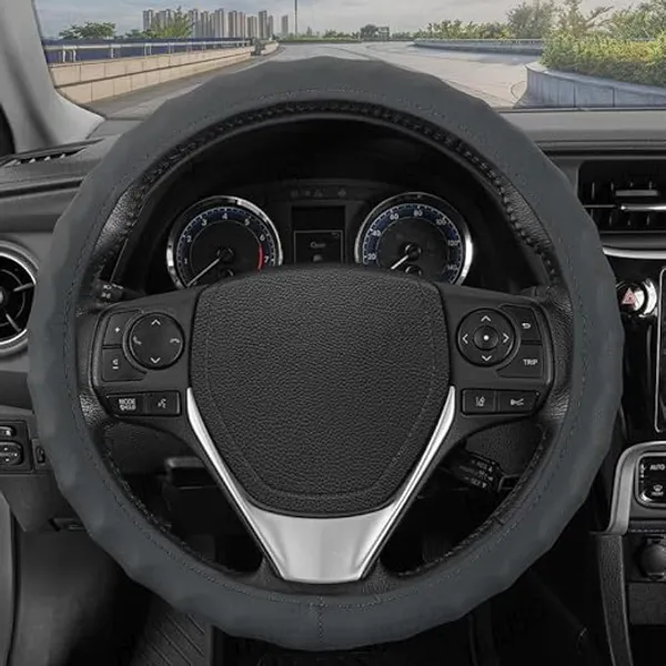 Grey_Microfiber_Leather_Steering_Wheel_Cover_–_Breathable,_Anti-Slip,_Finger_Grip_Design,_Odor-Free_Comfort