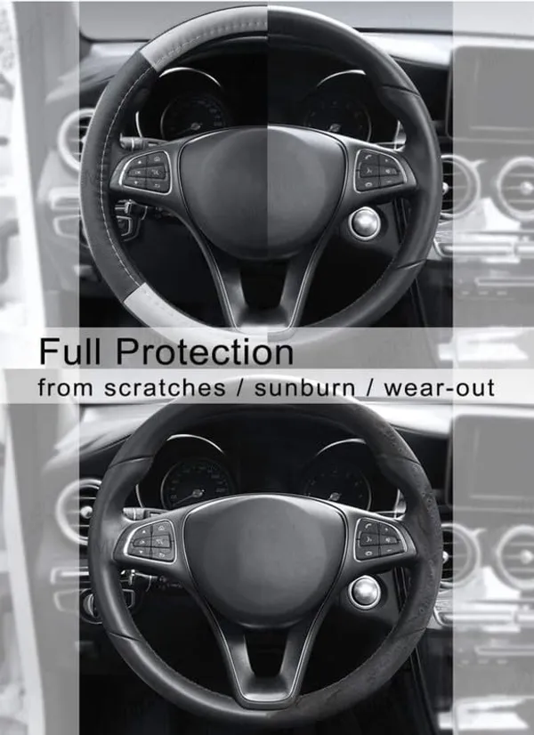 Drive_In_Style_“_Gripmaster_Black_&_Grey_Steering_Wheel_Cover_With_Anti-Slip_Grip
