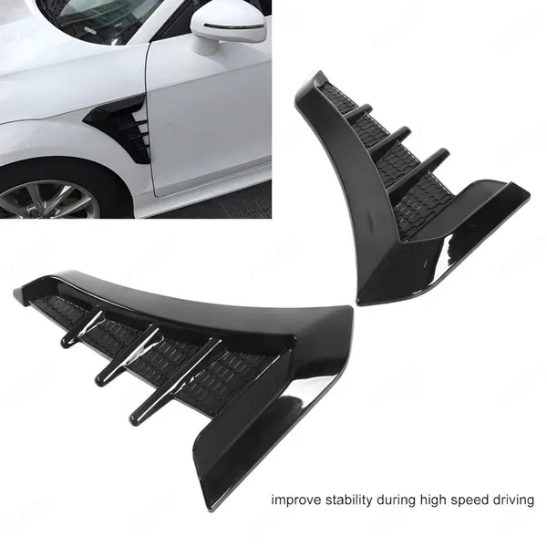 2Pcs_Car_Air_Flow_Vent_Fender_Trim_HD-717_Glossy_Black_Sports_Car_Styling_Decorative_Aero_Decal_Sticker_Exterior_Accessory_Compatible_with_All_Cars
