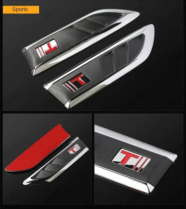 2_Pcs_Car_Air_Flow_Vent_Cover_Fender_Trim_Euro_Duct_V-618_Car_Styling_Fender_Hood_Decorative_Side_Aero_Decal_Sticker_Exterior_Accessory_Compatible_With_All_Cars