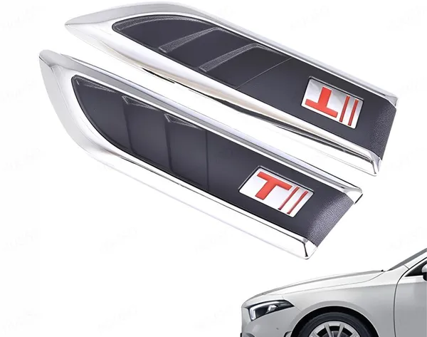 2_Pcs_Car_Air_Flow_Vent_Cover_Fender_Trim_Euro_Duct_V-618_Car_Styling_Fender_Hood_Decorative_Side_Aero_Decal_Sticker_Exterior_Accessory_Compatible_With_All_Cars