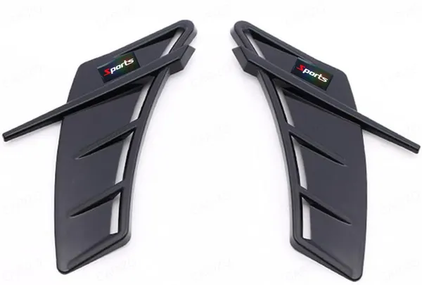 Car_Air_Flow_Side_Fender_Vent_2_Pack_Hd-720_Sports_Black,_Stylish_Durable_Decorative_Aero_Decal_Sticker_Compatible_With_All_Cars