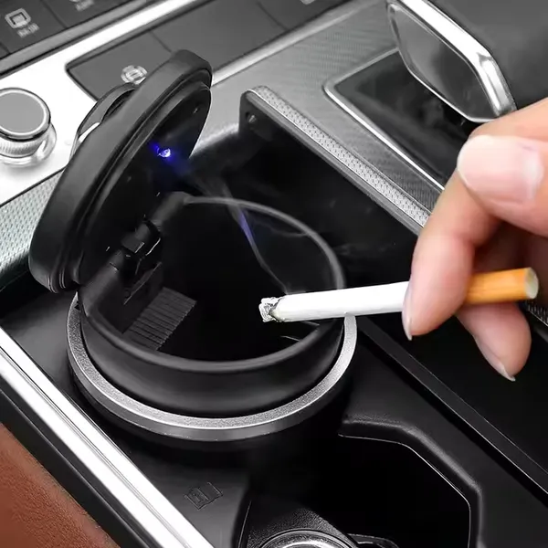 Car_Ashtray_with_Lid_and_LED_Light,_Detachable_Portable_Smokeless_Auto_Ash_Tray,_Cup_Holder_Fit_with_Smoke_Diffuser,_Easy_Clean_for_Car,_Home,_Office_(Black,_Pack_of_1)_Compatible_with_All_Cars