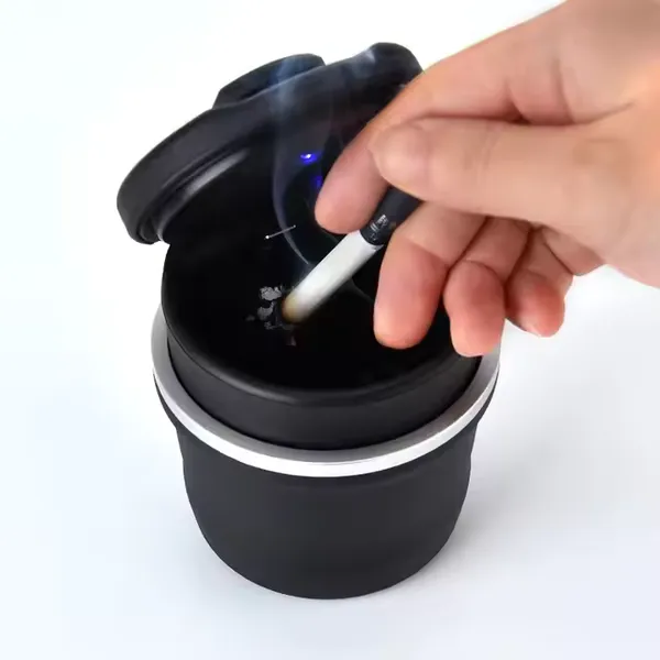 Car_Ashtray_with_Lid_and_LED_Light,_Detachable_Portable_Smokeless_Auto_Ash_Tray,_Cup_Holder_Fit_with_Smoke_Diffuser,_Easy_Clean_for_Car,_Home,_Office_(Black,_Pack_of_1)_Compatible_with_All_Cars