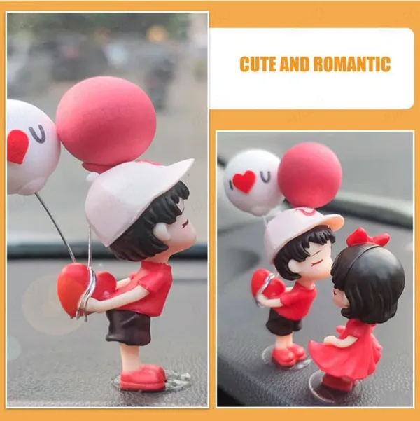Cute_Cartoon_Couple_Dashboard_Ornament_–_Miniature_Balloon_Figurine_Decoration,_Fairy_Tale_Bonsai_Style_(Red)
