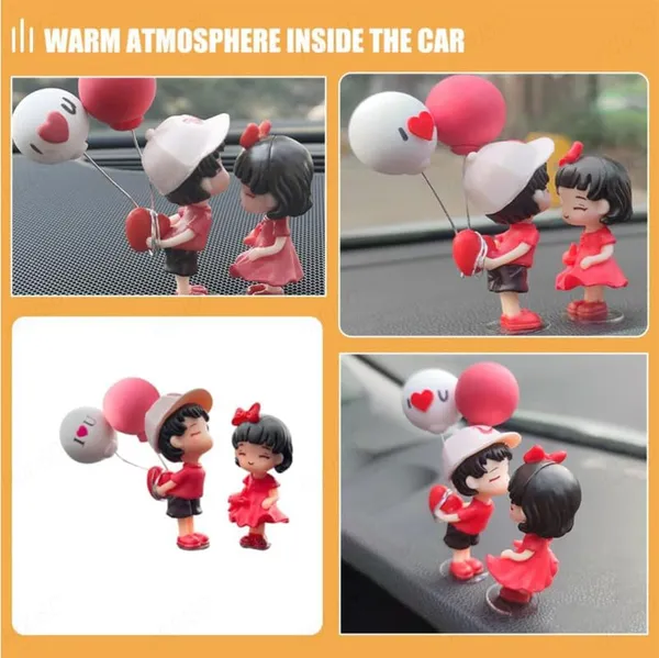 Cute_Cartoon_Couple_Dashboard_Ornament_–_Miniature_Balloon_Figurine_Decoration,_Fairy_Tale_Bonsai_Style_(Red)