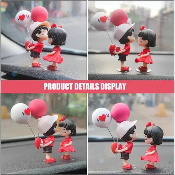 Cute_Cartoon_Couple_Dashboard_Ornament_–_Miniature_Balloon_Figurine_Decoration,_Fairy_Tale_Bonsai_Style_(Red)