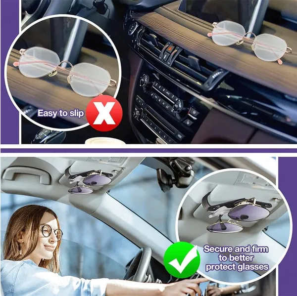 2-Pack_Car_Sun_Visor_Glasses_Holder_Clip_–_Secure,_Scratch-Free_Eyeglass_&_Sunglass_Mount_–_Easy_Install,_Universal_Fit_(Black)